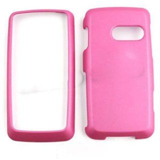 LG RUMOR TOUCH LN510 VM510 NON SLIP PINK MATTE CASE ACCESSORY SNAP ON PROTECTOR Cell Phones & Accessories