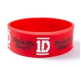 1D One Direction "STOLE MY HEART" BLINGKER RUBBER BRACELET I Light Up   Red  Other Products  