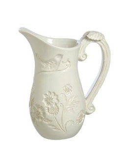 Grasslands Road Melody Collection White Small Pitcher Kitchen & Dining