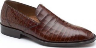 Mezlan Men's Casanova Loafers, Black Genuine Alligator, 10.5 M Loafers Shoes Shoes