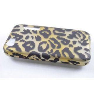 Alcatel One Touch Ultra 995 Hard Case Cover for Cheetah + Earphone Cord Winder Cell Phones & Accessories
