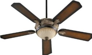Quorum 48525 995, Galloway Old World 52" Ceiling Fan with Light & Wall Control    