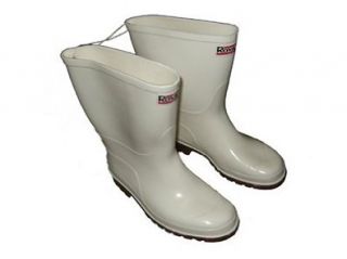 Commercial Grade Rain Boots (White) Extra Wide Rain Boots Shoes