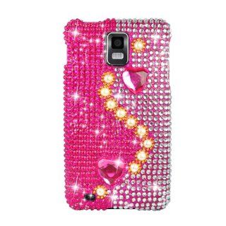 Eagle Cell PDSAMI997L350 RingBling Brilliant Diamond Case for Samsung Infuse 4G i997   Retail Packaging   Pearl Pink Cell Phones & Accessories