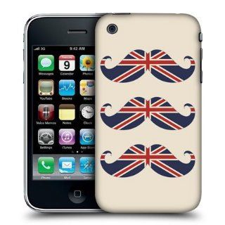 Head Case Designs UK Flag Moustaches Hard Back Case Cover for Apple iPhone 3G 3GS Cell Phones & Accessories