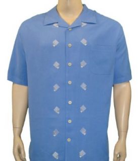 Nat Nast Men's Short Sleeve Button Up Polo Shirt Blue Size 3XT 3XL Tall at  Mens Clothing store