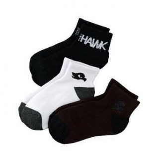 Tony Hawk Boy's (Sock size 7 11) Quarter Crew Socks   3 Pair (Sock Size 7 8.5) Clothing