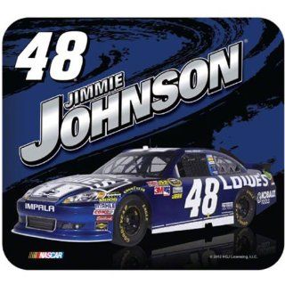 NASCAR Jimmie Johnson Team Logo Neoprene Mouse Pad  Sports Related Trading Card Albums  Sports & Outdoors