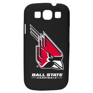 Ball State University Cardinals   Smartphone Case for Samsung Galaxy S3   Black Cell Phones & Accessories