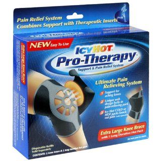 Icy Hot Pro Therapy Knee Brace with 1 Long Duration Hot Pack, Large , 1 brace Health & Personal Care