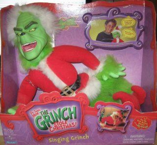 2000 How the Grinch Stole Christmas Singing Grinch Puppet Toys & Games