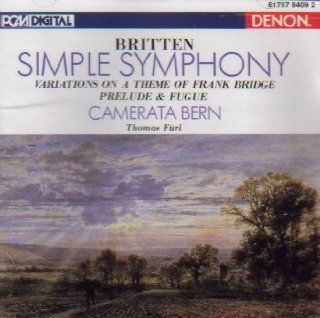 Britten Simple Symphony/Variations on a Theme of Frank Bridge/Prelude & Fugue Music