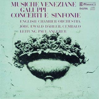 Galuppi Concerti E Sinfionie Music