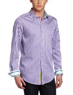 Robert Graham Men's Lanai Long Sleeve Woven Shirt at  Mens Clothing store Button Down Shirts