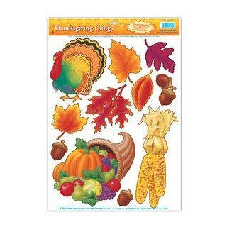 Thanksgiving Clings Party Accessory (1 count) (11/Sh) Kitchen & Dining