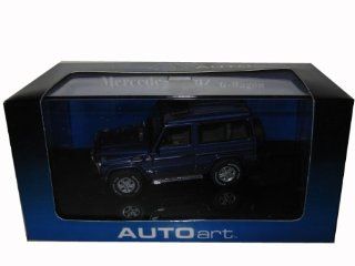 1/43 Scale AutoArt 1980's 90's Mercedes Benz G Wagon SWB (Blue) Toys & Games