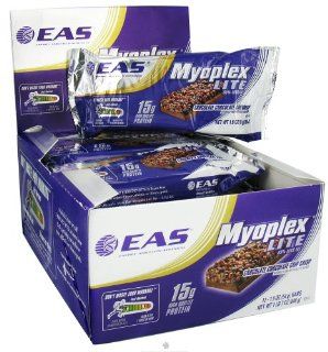 EAS Myoplex Lite Chocolate Chocolate Chip Crisp Nutrition Bar  Nutritional Supplements And Vitamins  Grocery & Gourmet Food