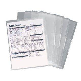 Smead Project Jacket, Translucent Poly, Letter Size, Clear, 5 per Pack (85751)  Project Folders 
