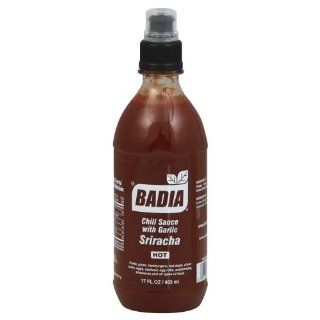 Badia Sriracha Hot Sauce 17 oz (Pack of 6)  Grocery & Gourmet Food