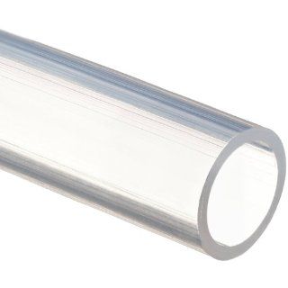 Polyurethane Metric Tubing, 8 mm OD, 5 mm ID, 20 m Length, Clear Industrial Plastic Tubing