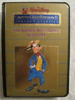 THE WORLD ACCORDING TO GOOFY   Walt Disney Home Video Limited Gold Edition II Cartoon Classics BETA Format THE WORLD ACCORDING TO GOOFY Beta Format Video Cassette  Other Products  