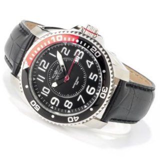 Invicta Men's Pro Diver Abyss Swiss Quartz Black Leather Strap Watch at  Men's Watch store.