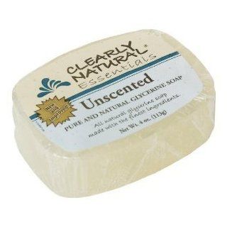 Clearly Natural Unscented Glycerine Bar Soap, 4 Ounce    6 per case. Grocery & Gourmet Food