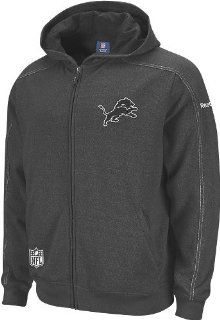Reebok Detroit Lions Sideline Static Storm Hooded Sweatshirt Extra Large  Sports Related Merchandise  Sports & Outdoors