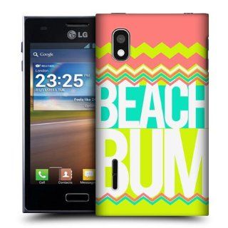 Head Case Designs Beach Bum Summer Statements Hard Back Case Cover for LG Optimus L5 E610 Cell Phones & Accessories