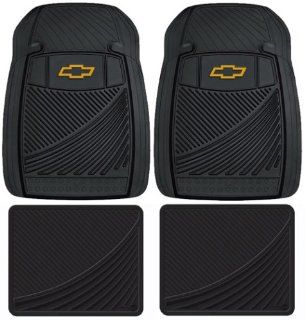 Chevrolet Bow Tie Logo Weather Pro Allweather 4 Pc Floor Mats Set Automotive