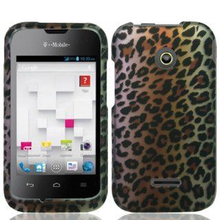 Huawei Inspira H867G / Prism 2 II U8686 / Glory H868c (T Mobile/StraightTalk) 2 Piece Snap On Glossy Hard Plastic Case Cover, Live Cheetah Print Cover + LCD Clear Screen Saver Protector Cell Phones & Accessories