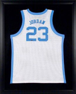 Michael Jordan Autographed University of North Carolina Home/White Jersey   Framed at 's Sports Collectibles Store