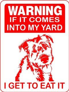 IRISH WOLFHOUND DOG SIGN 9"x12" ALUMINUM "ANIMALZRULE ORIGINAL DESIGN   "NO ONE ELSE IS AUTH0RIZED TO SELL THIS SIGN" (Any one else selling this sign is selling a CHEAP COPY)  Yard Signs  Patio, Lawn & Garden