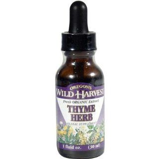 Thyme Herb   Support respiratory tract health, 1 oz, (Oregon's Wild Harvest)  Thyme Herbal Supplements  Grocery & Gourmet Food