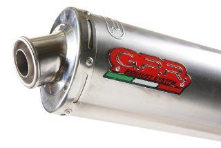 Gpr Exhaust System Classic Line Titanium Oval Slip On Kit With Link Pipe And Accessories for Bmw F 650 Cs Automotive