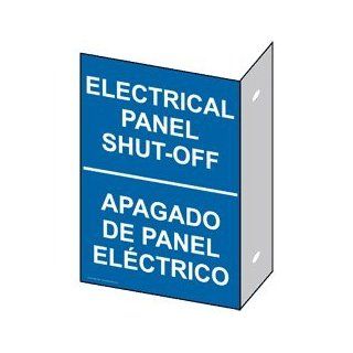 Electrical Panel Shut Off Bilingual Sign NHB 13818Proj Electrical  Business And Store Signs 