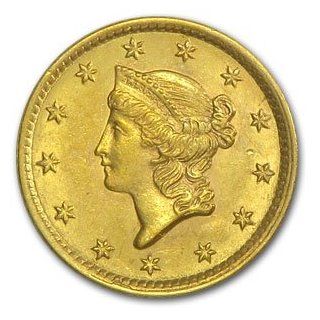 $1.00 Liberty Head Gold Coins (Type 1)   Almost Uncirculated 