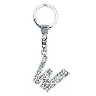 Letter W Keychain (Diamante) 