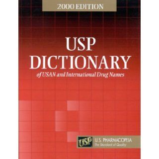 USP Dictionary of USAN and International Drug Names, 2002 Edition 9781889788074 Books