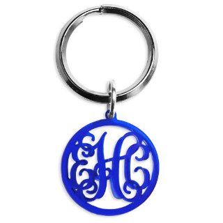 Acrylic Monogram Keychain Jewelry