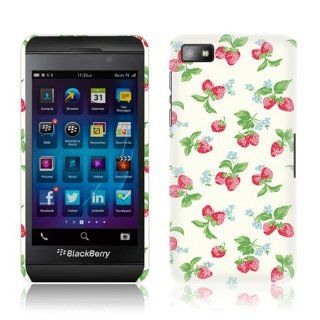TaylorHe Cute Floral Texture Vintage Style Blackberry Z10 Hard Case Printed Blackberry Z10 Cases UK MADE All Around Printed on Sides 3D Sublimation Highest Quality Cell Phones & Accessories