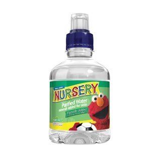 Nursery 8oz Sesame Street Purified Water with Fluoride Added (Pack of 24)  Bottled Drinking Water  Grocery & Gourmet Food