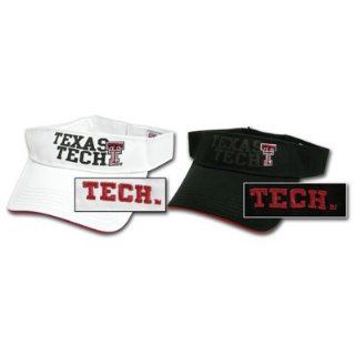 Texas Tech Red Raiders Visor (Black / ADJ)  Sports Fan Visors  Sports & Outdoors