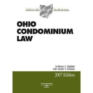 Ohio Condominium Law Thomson West 9780314969194 Books