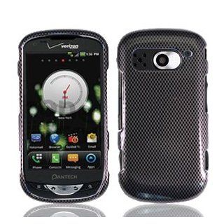 For Verizon Pantech Breakout 8995 Accessory   Carbon Fiber+red Designer Hard Case Proctor Cover + Lfstyluspen Cell Phones & Accessories