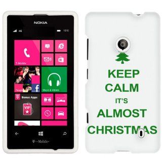 Nokia Lumia 521 Keep Calm Its Almost Christmas Phone Case Cover Cell Phones & Accessories