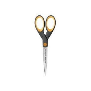 Acme United Corporation Products   Scissors, Titanium Bonded, 7"L, Straight, Gray/Yellow   Sold as 1 EA   7" scissors feature titanium bonded blades with a unique nonstick, permanent coating. Blades stay sharper longer and resist adhesives from t