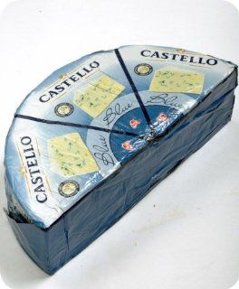 Blue Castello Cheese (Whole Wheel) Approximately 2 Lbs  Grocery & Gourmet Food