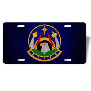 License Plate with U.S. Air Force Rescue Coordination Center (AFRCC)emblem  