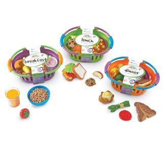 Learning Resources New Sprouts Breakfast/Lunch and Dinner Baskets Toys & Games